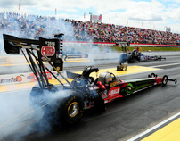 Terry McMillen Top Fuel at the NHRA Full Throttle Drag