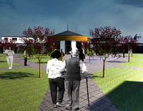 3D Visualization (Nursing Homes & Inner Courtyard)