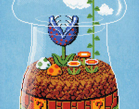 8-Bit Pixel Illustration