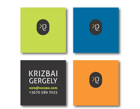 identity design for Gergely Krizbai