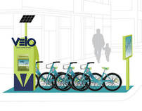 Velo bicycle sharing network