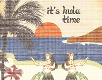 Estampa Hula Time - Coleção Verão 2013 Totem