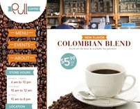 Pull Coffee Website Design