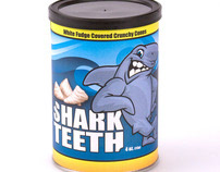 Shark Teeth Can Label