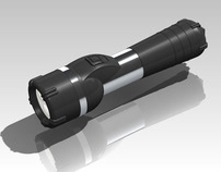 Arlec Torch reverse engineered in SolidWorks