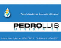 PedroLuis Ministries business cards