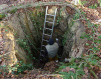 BBC CASUALTY. Sinkhole/shaft to cave build