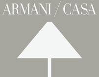 Creation of a lamp Armani / Casa