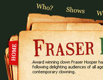 Fraser Hooper - World Class Clown Website