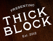 Thick Block Revival Typeface