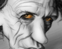 keith richards caricature 2D