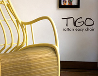 Tigo rattan easy chair