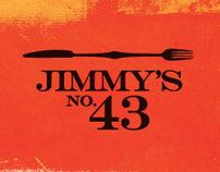 Jimmy's No. 43 restaurant logo/business card