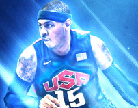 Carmelo Anthony Team USA Wallpaper