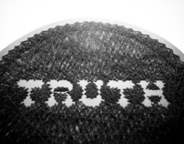 embroidery on paper : seek the truth