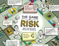 TH!NK Magazine: The Game of Risk Illustration
