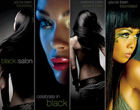Black The Salon Print Ads Published