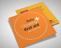 Baby Choking first aid - print design
