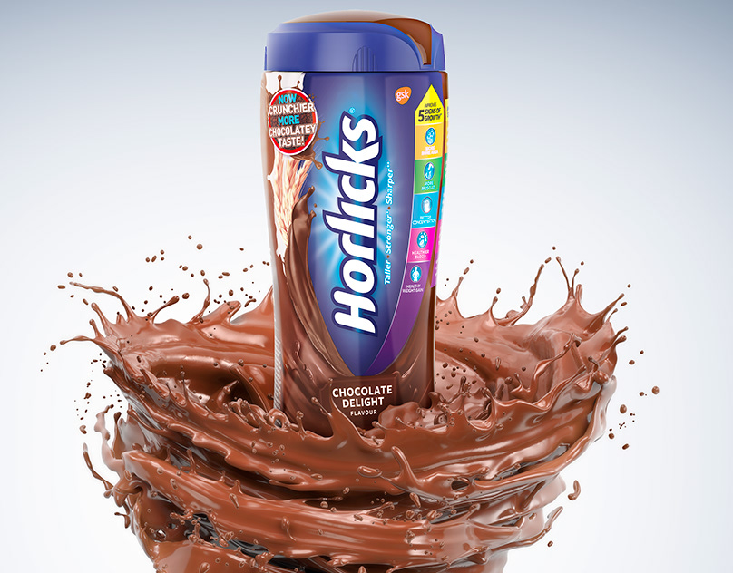 Horlicks Chocolate Tornado Splash.