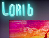 LoriB monopage webdesign