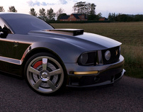 Mustang, 3D modeling