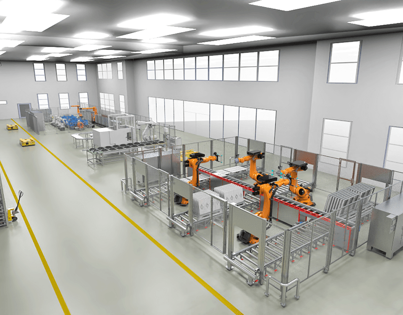 3D Factory Layout Design