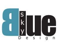 "Blue Sky Design" branding design