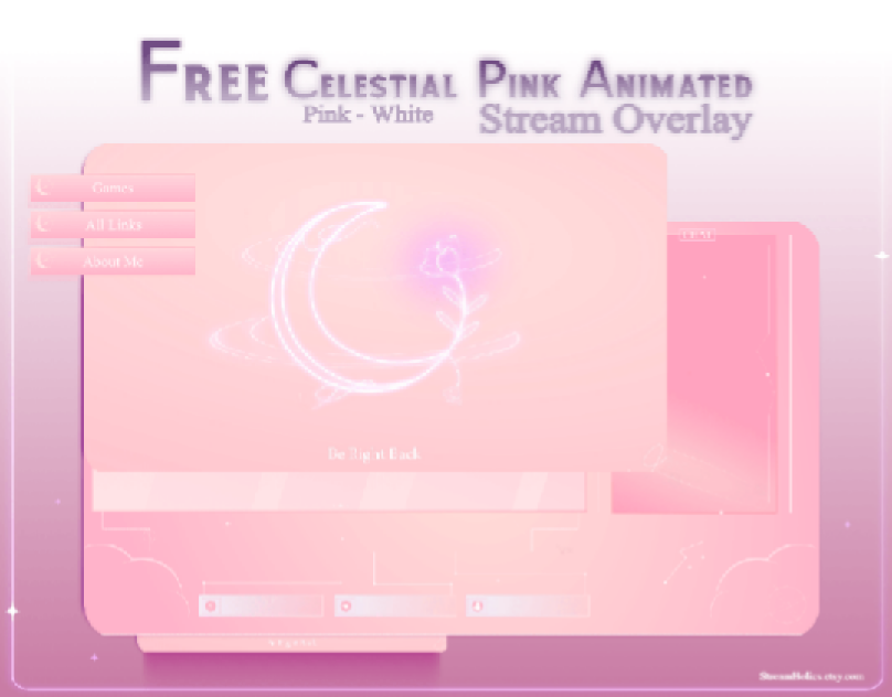 I'll design Animated Stream Overlay Package 