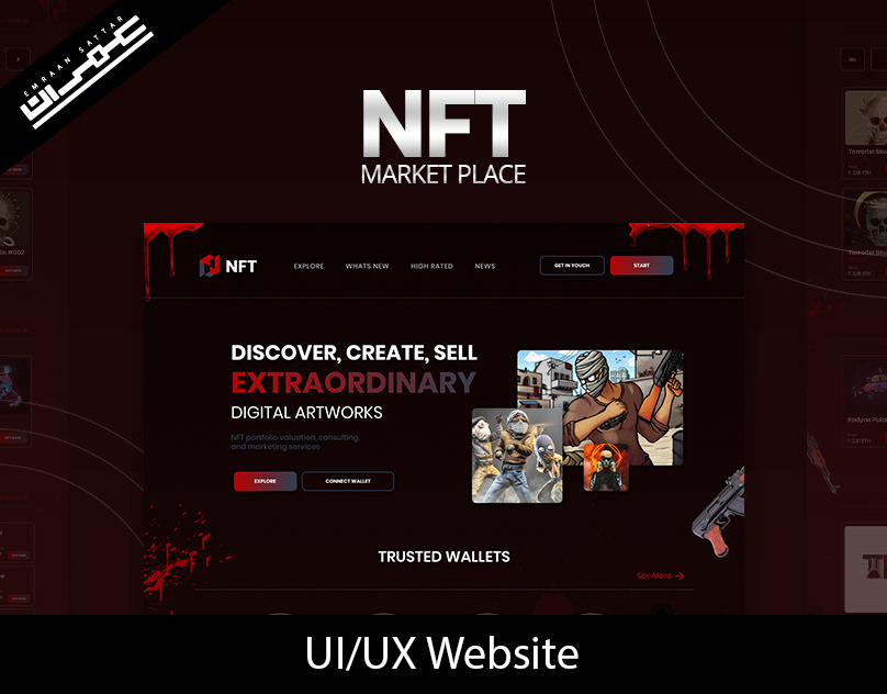 NFT Homepage / Landing Page Design