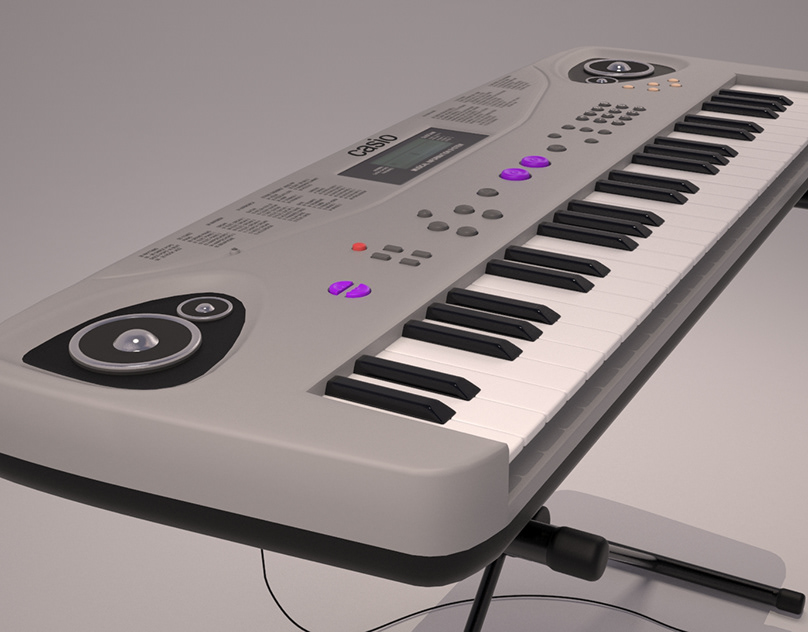 3D Casio Synthesizer