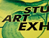 Student Art Exhibition Invitation