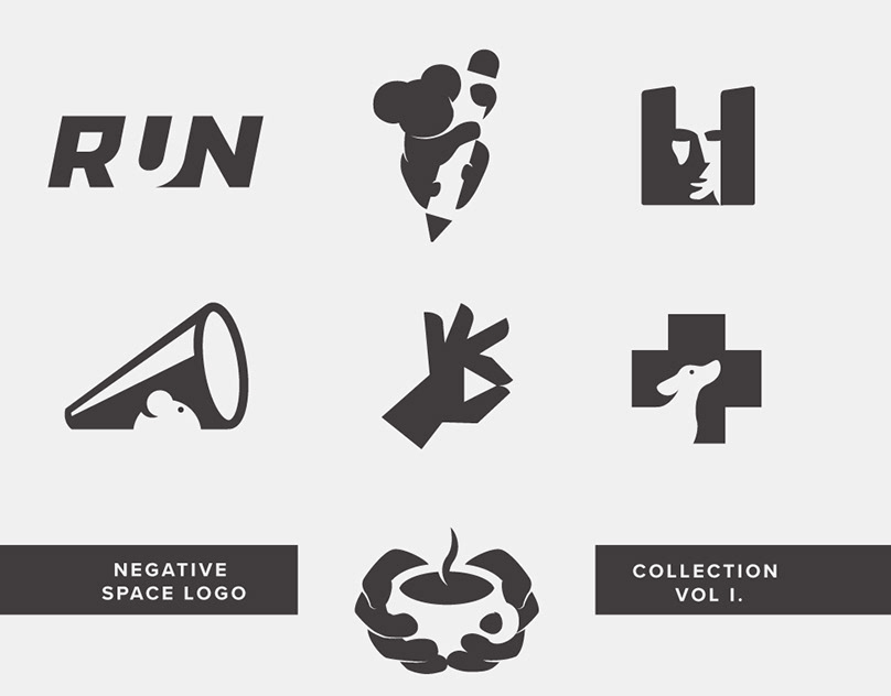Negative Space Logo Collection.