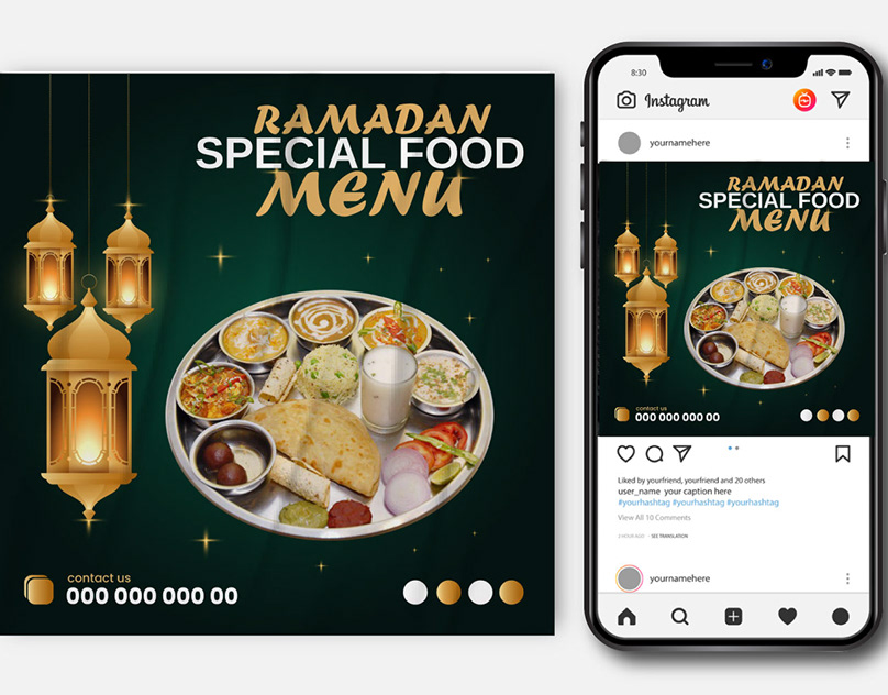 Ramadan Social Media Post Design