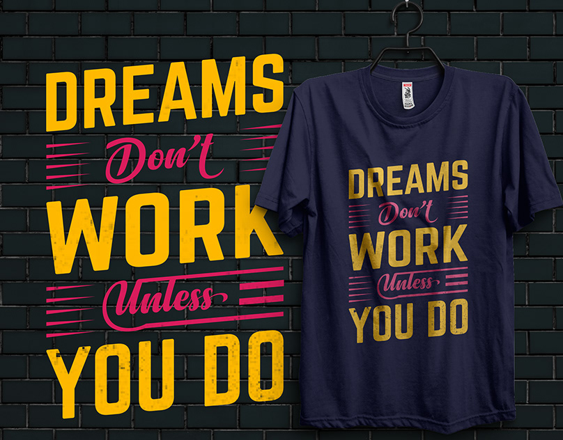 I will do typography eye catching t shirt logo design every style