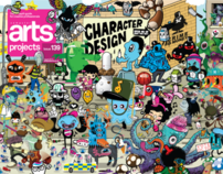 Computer Arts Project Cover July 15th Character Design