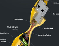 MS ind. USB Flash concept + brochure design