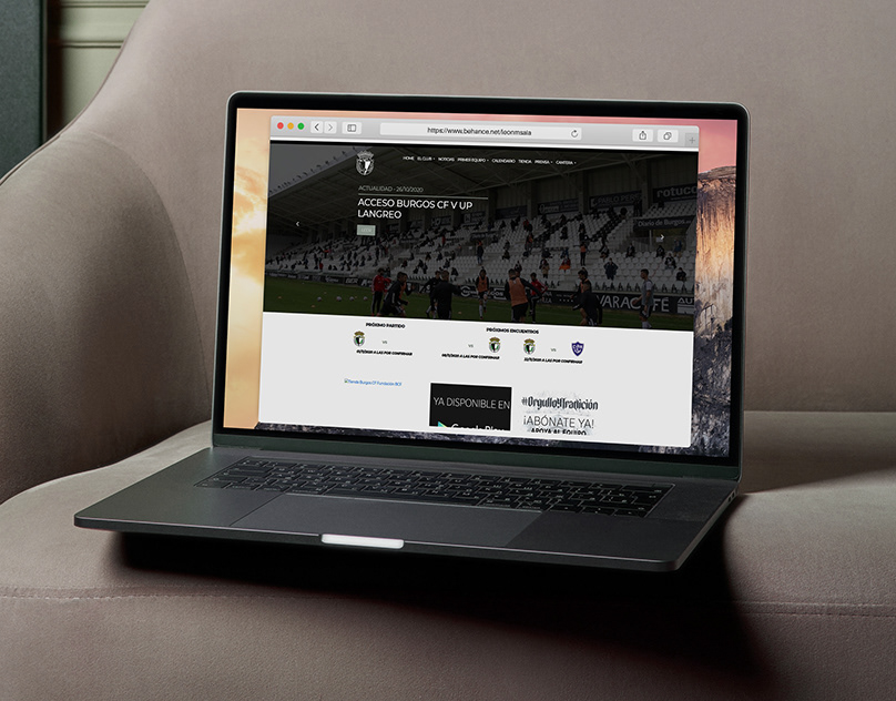 Burgos CF Store Website