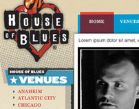 House of Blues redesign