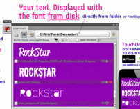 Disk Fonts manager inside Adobe Creative Suite