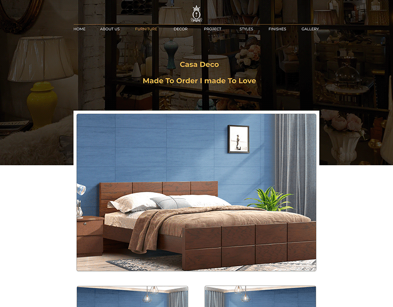 Furniture Website (CASA DECO)