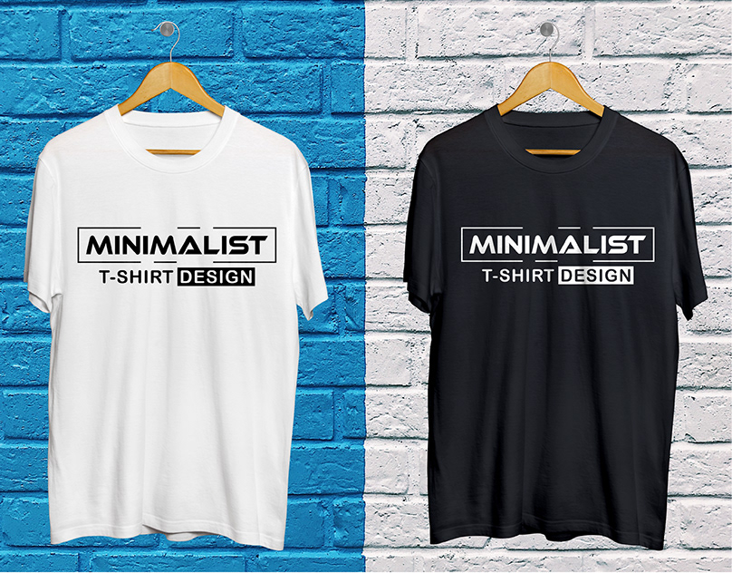 I will do minimalist typography t shirt design within 4 hour