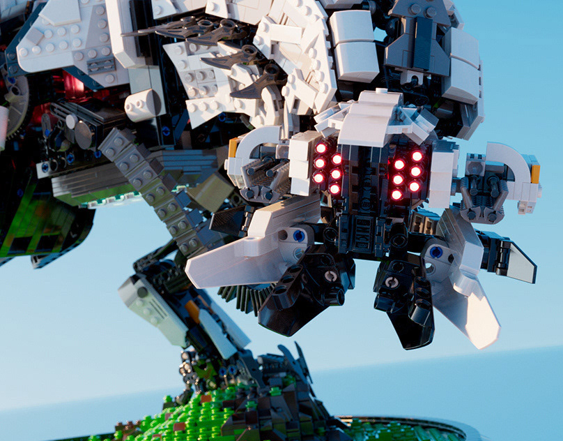 Horizon Zero Down - Thunderjaw Lego // CGI