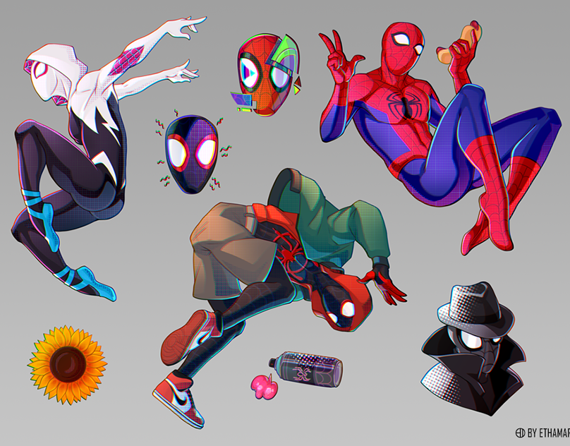 Into the Spider Verse fan art.