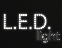 L.E.D. light Poster