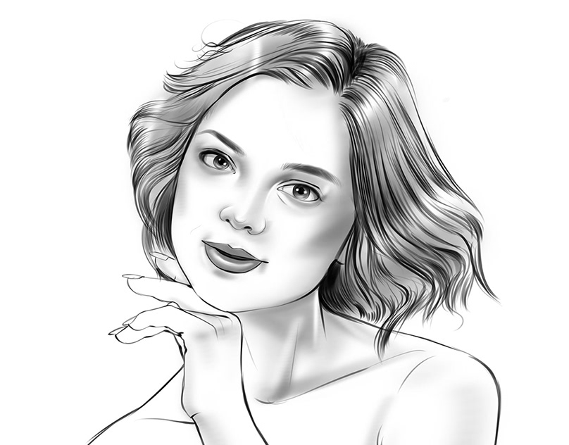 Portrait sketch/drawing