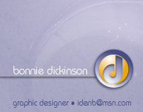 Bonnie Dickinson- Graphic Designer and Print Specialist