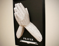 Prayer – Wall Mounted Papercraft