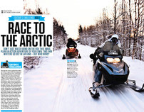 Editor's Challenge feature - race across the Arctic