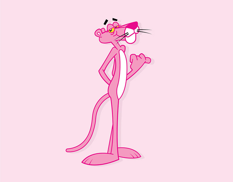 Influence Classic Cartoons The Pink Panther 3/5. 