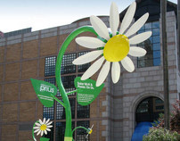Installation: 3rd Generation Prius Solar Flowers